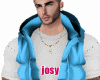 Puffer Vest blue