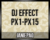 DJ Effect PX1-PX15