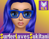 (SLS) Blue Glasses