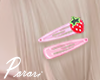 𝙿. Strawberry clips