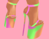! Multicolor Heels