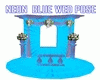 GM's Neon BLue Wed Pose