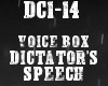 Dictator's Speech VB