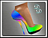 Rainbow Raver Heels