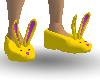 Bunny slippers yellow(M)