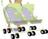 Froggy Twin Stroller