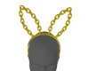 Gold Chain Bunny Ears