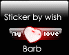 Vip Sticker my love vs1