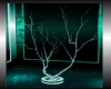 Modern decor teal tree