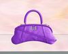 Purple Croc/S Frame Bag