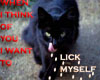 lick myself