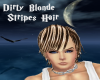 DirtyBlonde Stripes Hair