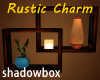 *T* Rustic Shadow Box