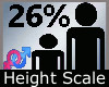 Scale Height 26% M