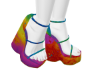 ZK| Rainbow Strap Sandal