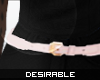 D| Layerable Pink Belt