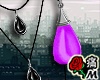 蝶 Purple Gem Necklace