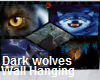 Dark Wolves wall hanging
