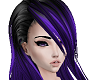 Long Purple Black Hair F