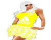  Yellow Mini Dress