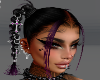 Goth hair with cross