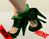 High-heeled Shoes Green