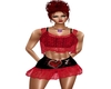 Red Heart Skirt fit