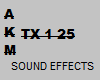 SOUND EFFECTS TX25