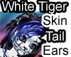 White tiger animal furry