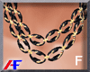 AF. D Black Necklace F