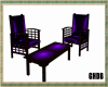 GHDB Purple Patio Set