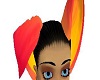 flame fur ears
