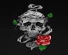 Skull with Roses on it