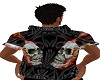 open tribal flame skulls