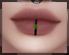 + Lip Piercing Green V:3