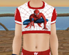 Child croptop Spiderman