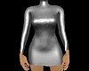 Mini Dress Grey Metal