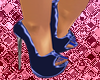 -XSSJX- Blue Shiny Heels