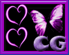 *CG*Prpl Butterfly/Heart