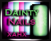 xAHx D Nails. LimeGreen