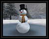 ! Snowy Cabin Snowman
