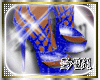 [SB1]L/Blue Sequin Shoes