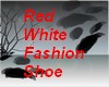 AO~Red Wht Fashion Shoe
