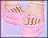 *Y* Strap Sandals - Pink