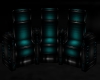 BLACK TEAL THEATER SEATS