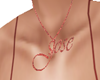 Colgante con cadena 