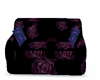 dark purple rose couch