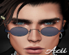 Retro Glasses Blue
