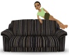 Striped 10 Pose Couch