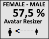 Avatar scaler 57,5%
